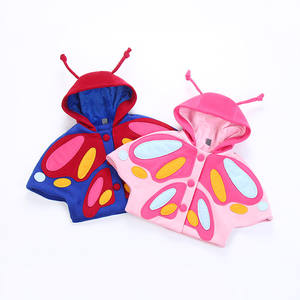 Vestes d'hiver bon marché pour bébé fille, motif papillon, sans marque, provenant d'un fabricant chinois - Product Image 1