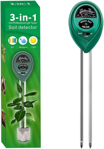 Máy Đo Độ PH Đất Cảm Biến Độ Ẩm Đất Bộ Dụng Cụ Kiểm Tra Độ Ẩm/Ánh Sáng/Độ PH Đất 3 Trong 1 Để Chăm Sóc Cây Trồng Trong Nhà/Ngoài Trời - Product Image 2