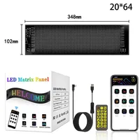 Écran LED souple pour voiture, écran publicitaire interactif amusant pour la fenêtre arrière, avec application Bluetooth et télécommande, en matériau PU