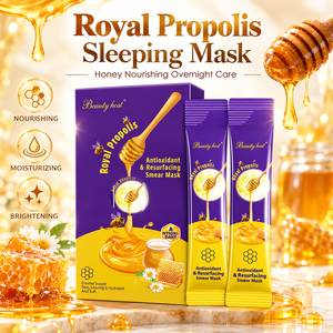 Produits de soin coréens en marque privée, masque facial hydratant au miel, raffermissant et anti-âge à la vitamine E pour femmes - Product Image 1