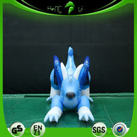 Jouet gonflable Hongyi Dragon de mer bleu, jouet gonflable à chevaucher en forme de dragon de mer, flotteur aquatique pour piscine et plage