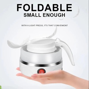 Hervidor de Agua Plegable Mini, Calentador de Agua Portátil de 600W, Hervidor Eléctrico de Silicona, Hervidor Doméstico Fácil de Transportar - Product Image 3