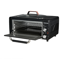 Nouveau four Tandoor avec poêle à frire amovible 2100W cuisson rapide Roti, pain naan, pizza, Chapati, Manakish, Lahmacun, steak