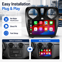 Pour Renault Lodgy 2021 Écran Lecteur DVD Radio 9 Pouces Smartlink Navigation Multimédia Caméra Arrière Hotspot Contrôles Sans Fil