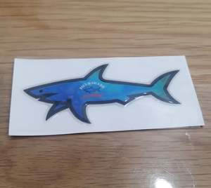 Promotion Autocollants 3D étanches Paul Et Shark pour la décoration DIY de tablettes, téléphones portables, réfrigérateurs, bagages, CP Jul Omerta Vrunk Shark Sticker - Product Image 4