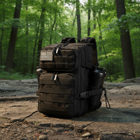 25L Molle Sports de plein air imperméable entraînement Fitness fermeture à glissière Trekking Gym entraînements sac à dos tactique