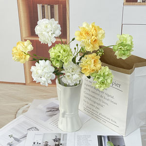 ดอกไม้ประดิษฐ์ทำจากผ้าไหมองุ่นช่อดอกกุหลาบพีชดอกไม้เทียมทำด้วยมือสำหรับงานแต่งงานในบ้านของตกแต่งโต๊ะวันคริสต์มาสและวันเรียนจบ - Product Image 2