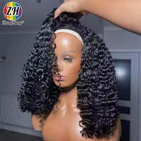 Venta al por mayor de productos: Peluca de media cabeza de cabello rizado birmano con cordón ajustable, peluca de cabello humano natural, peluca de media cabeza reversible.