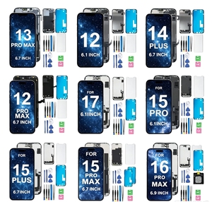 หน้าจอโทรศัพท์มือถือ OLED แบบนุ่ม คุณภาพสูง 120Hz สำหรับรุ่น 12/13/<span class=keywords><strong>14</strong></span>/15/16/17 <span class=keywords><strong>Pro</strong></span>/Plus/<span class=keywords><strong>Pro</strong></span>/16E/17E Max ความสว่าง 400cd - Product Image 1