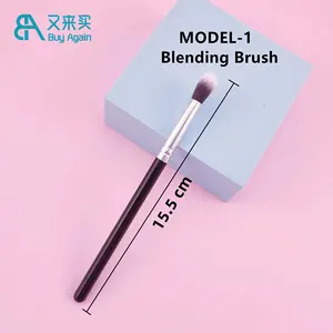 Wettbewerbs fähiger Preis Großhandel Make-up Pinsel benutzer definierte Logo Private Label Mini flauschige Lidschatten Pinsel Single Blending Lidschatten Pinsel