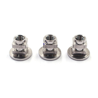 Pièce métallique usinée CNC sur mesure OEM/ODM, écrou carré usiné avec précision, fixation à bride pour assemblage de boîtiers électroniques