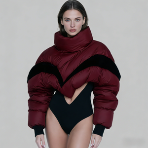 Manteau d'hiver personnalisé pour femme, en duvet, matelassé, softshell, 700FP, de haute qualité, pour l'extérieur, veste de luxe pour femme - Product Image 3