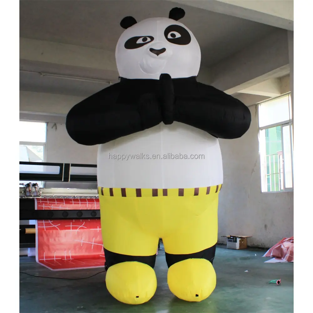 Factory Price Inflatable Cartoon Outdoor Advertising Products Panda Big Cartoon Inflatable