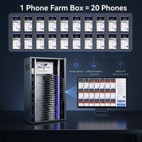 Carte mère Boxphone Farm S8 pour la ferme de minage Android, matériel de contrôle multi-téléphones avec 64 Go de RAM/6 Go de ROM et 256 Go de stockage