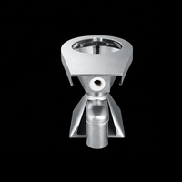 Toilette de bateau au design moderne, cuvette de toilette portable en acier inoxydable