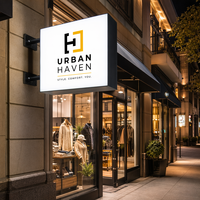 Panneau publicitaire lumineux LED étanche à une face, personnalisé, pour intérieur, mural, éclairé, pour devanture de magasin