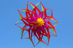 <span class=keywords><strong>Cometa</strong></span> 3D con Forma de Flor, 150 cm de Diámetro, Marco de Poliéster y Fibra de Vidrio, Marca I'm a Bird - Product Image 3