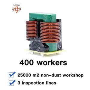 Sq2820電磁石巻線オームチョークコモンモードパワーDC中空Pfc誘導フラット銅エアコイルコアフラットワイヤーインダクタ - Product Image 4