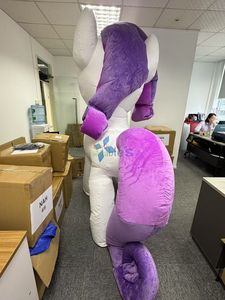 सुंदर रूप से घोड़े की शुभंकर सूट कार्टून चरित्र, वयस्कों के लिए छोटे पोनी शुभंकर पोशाक - Product Image 4