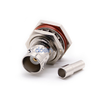 Connecteur BNC étanche IP67 pour câble coaxial RG178 RG174, connecteur femelle 50 ohms 75 ohms, connecteur BNC pour antenne TV