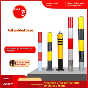 YL personnalisé tuyau en acier Durable colonne d'avertissement unité scolaire Anti-Collision fixe mobile réfléchissant arrêt de trafic sécurité de voiture - Product Image 2