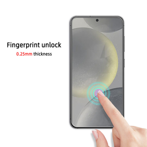 Venta al por mayor 0,18mm Desbloqueo de huellas dactilares 2.5D Borde curvo grande 9H Dureza Protector de pantalla de vidrio templado para <span class=keywords><strong>Samsung</strong></span> S25 Edge Ultra - Product Image 5