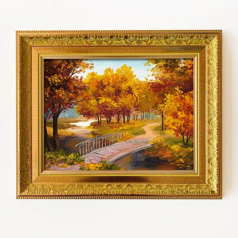 Large Luxury Vintage Picture Oil Painting PS Photo Frame Classic Golden Baroque photo frame