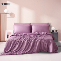 Ensemble de draps Lyocell Ensemble de literie confortable et doux de luxe écologique Convient à l'hôtel Maison pour toutes les saisons Parure de lit