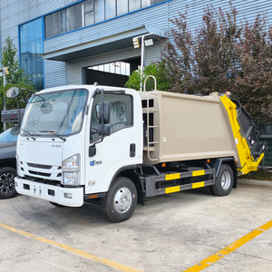 Camion compacteur de déchets diesel ISUZU KV100 7000L neuf, manuel, haute qualité, norme Euro 3, à vendre - Product Image 1