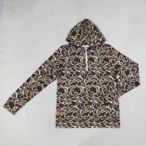 Sweat à capuche sans manches en coton et élasthanne pour femme adulte, motif camouflage gris, vente en gros, collection GT1708 Rts, idéal pour le sport en extérieur - Product Image 3