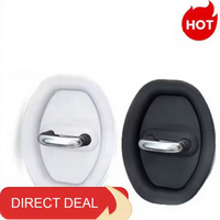 Housses/protections en silicone pour serrures de portes extérieures automobiles ; ajustement universel, installation facile, amortissement des chocs