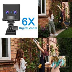 Kamera Dalam Ruangan 4G 6x Zoom Deteksi Gerakan Visi Malam Berwarna Kartu Sim Kamera Mini CCTV Berbasis Cloud Deteksi Bergerak Kamera Mini - Product Image 6