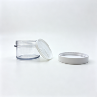 Flacon vide en plastique PET de 100 ml pour lotion, crème hydratante, crème pour le visage, cosmétique, texture lisse, conteneur léger, couvercle à vis, logo personnalisé, OEM