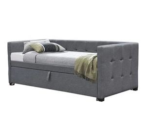 Best-seller <span class=keywords><strong>Lit</strong></span> <span class=keywords><strong>gigogne</strong></span> design moderne en lin <span class=keywords><strong>Lit</strong></span> de jour simple en tissu - Product Image 2