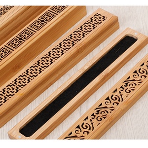 Quemador de Incienso de Madera con Diseño Personalizado, Caja de Madera Tradicional China, Soporte para Varillas de Incienso - Product Image 6