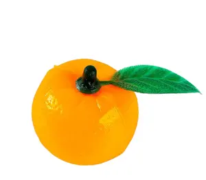 Mini sahte gıda meyve ekran prop benzet küçük plastik meyve turuncu modeli