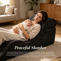 Chaise de yoga multifonctionnelle pliable pour couples, chaise longue en forme de S, canapé-lit pour hôtel, style moderne minimaliste pour chambre et salon