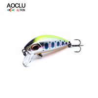 Leurre de pêche AOCLU PY45 Mini Hard Bait Minnow Shad Crank Lure Sinking Wobbler 45mm 4.7g ABS Bass Fresh/Saltwater