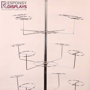 2020 nuevo diseño al por mayor personalizado piso Metal casco de motocicleta soporte de exhibición - Product Image 5