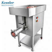 Broyeur à viande automatique industriel Kessler, en acier inoxydable, haute performance, 1000 kg par heure, pour la transformation de la viande
