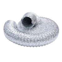 Tuyau de ventilation flexible en aluminium pour équipement de ventilation, longueur 5/10 m, installation au plafond pour hôpitaux et gymnases