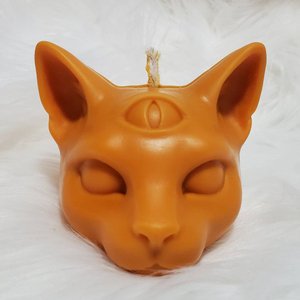Vela de soja gótica <span class=keywords><strong>con</strong></span> forma de gato místico, aroma personalizado y Color, creatividad, venta al por mayor - Product Image 6