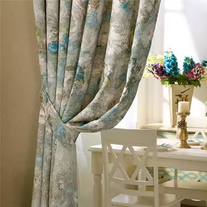 Rideaux arabes classiques de luxe à <span class=keywords><strong>double</strong></span> couche à oeillets pour la maison Rideaux et cantonnières de luxe et classiques - Product Image 5