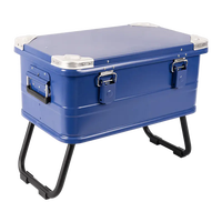 Boîte à outils en aluminium de protection pour équipement, boîte en aluminium, boîte de camion, table pliante de camping, boîte de rangement en aluminium