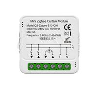 Interrupteur de rideau Tuya Wifi ZigBee 3.0 Stores Module de relais de volet roulant Besoin de travailler avec Tuya ZigBee Hub Persiana Inteligente