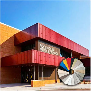 आधुनिक 4 मिमी अल्कोबोंड दीवार पैनल निर्माता के इंटीरियर एल्यूमीनियम प्लास्टिक प्लेट बाहरी उपयोग के लिए - Product Image 1