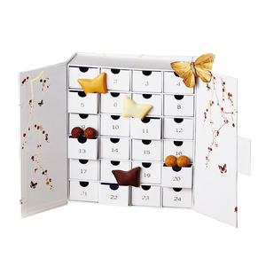 Maquillage Cosmétique Boîte de Calendrier De L'<span class=keywords><strong>avent</strong></span> Vide Fait Sur Commande De Chocolat De Luxe de Boîte-Cadeau De Tiroir - Product Image 1