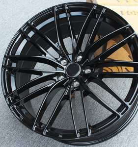 Jantes monobloc en alliage d'aluminium Flrocky 18 19 20 21 22 pouces, finition Gunmetal Machine Face, <span class=keywords><strong>ABT</strong></span> 5x112 pour Audi Q8 A4 A5 A6 A7 <span class=keywords><strong>A8</strong></span> S4 S5 - Product Image 1