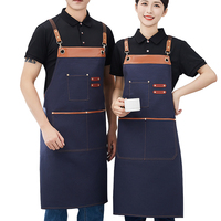 Tablier de cuisine pour chef, tablier en toile imprimé avec logo personnalisé pour restaurant, café, serveur