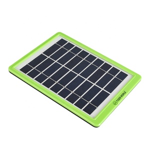 Hệ Thống Sunpanel Di Động Hiệu Suất Cao 168*140*17 Mm 12 Ô Kích Thước Nhỏ 2W 6V Tấm Năng Lượng Mặt Trời Cho Bộ Sạc Di Động - Product Image 2